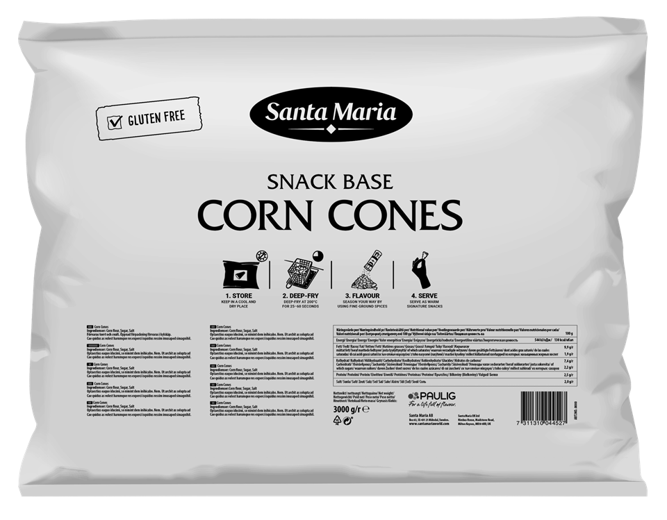 Snack Base Corn Cones