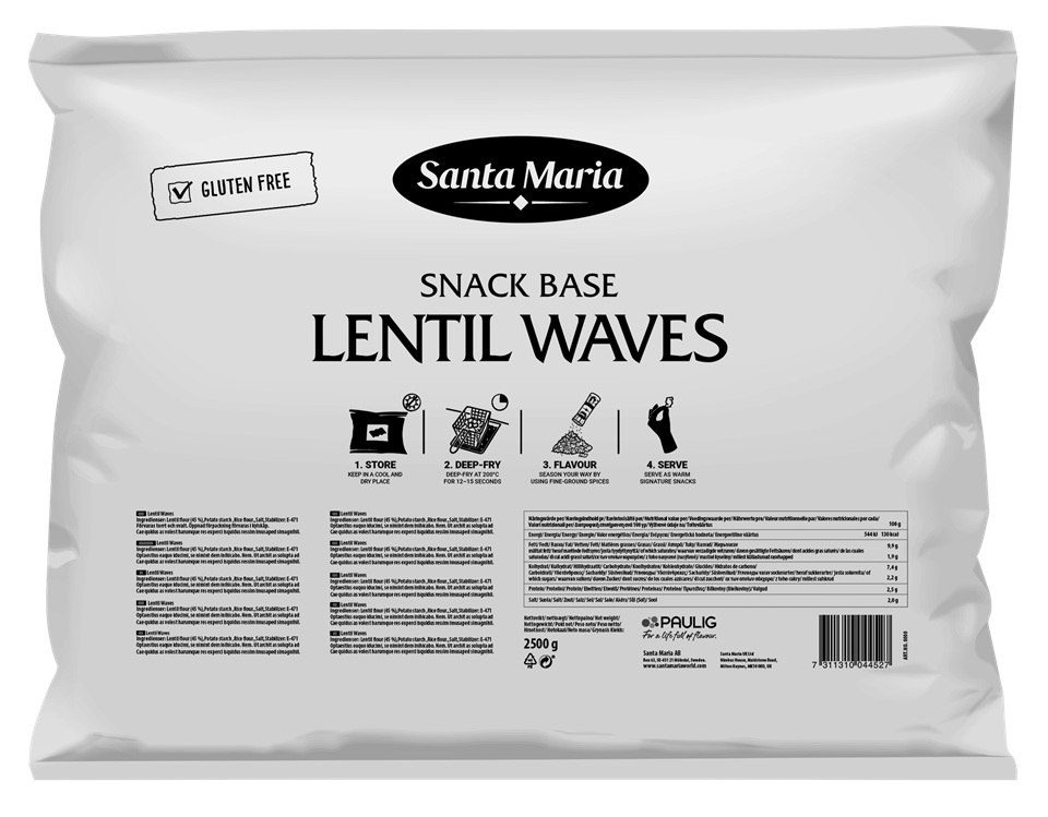 Snack Base Lentil Waves