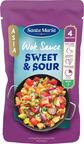 Āzijas saldskābā vok mērce