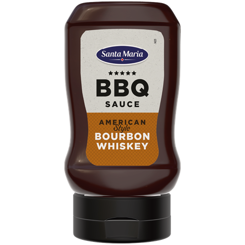 BBQ mērce ar burbona viskija garšu