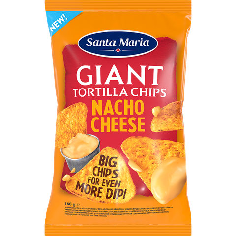 Giant Tortilla Chips Nacho Cheese