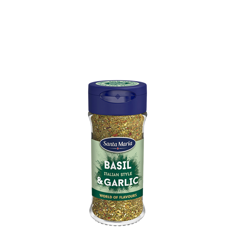 Basiiliku ja küüslaugu maitseainesegu