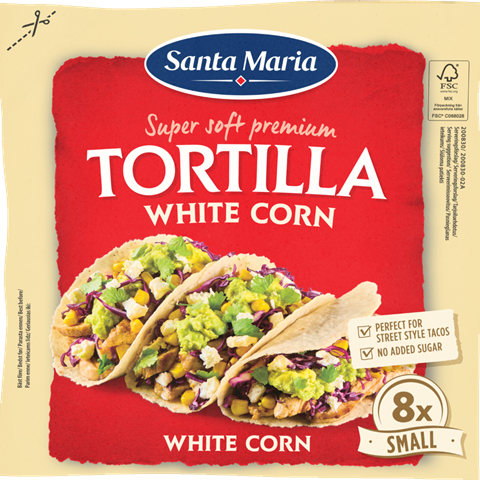tortillas white corn