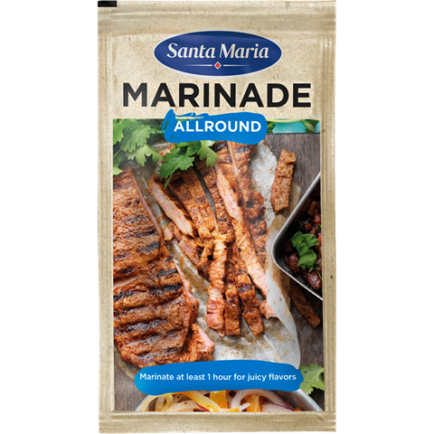 BBQ allround marinad i påse till kött, kyckling och fågel.