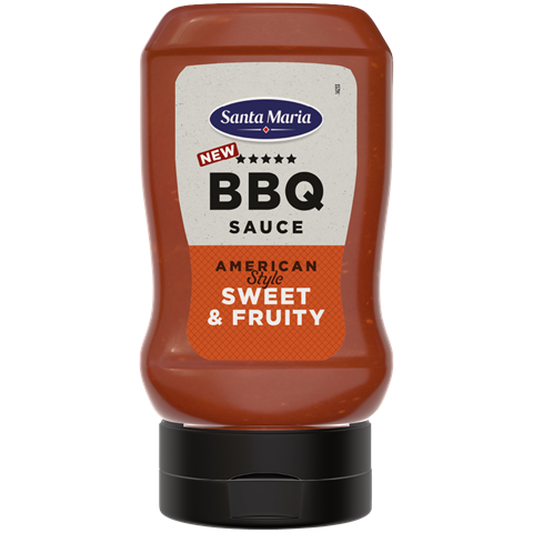 BBQ mērce ar saldu un augļainu garšu