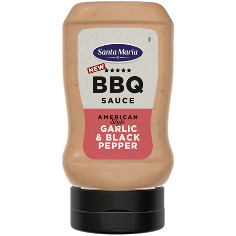 BBQ mērce ar ķiploku un melno piparu garšu