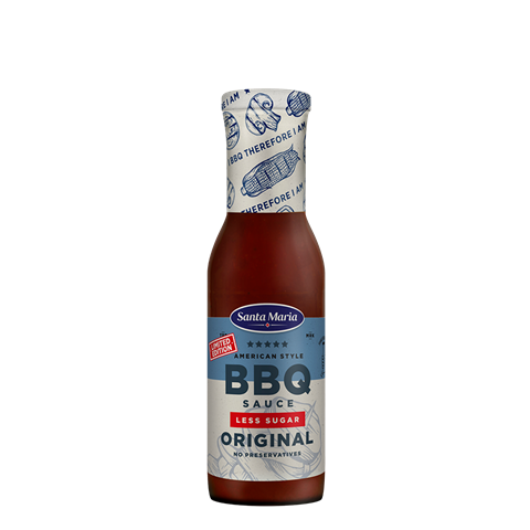 Bild på flaska med BBQ Sauce Original Less Sugar