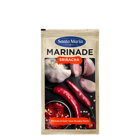 Påse med BBQ Marinade Sriracha 