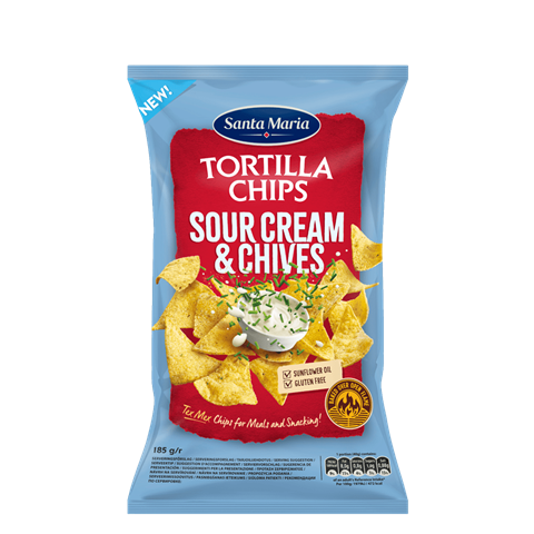 Tortilla Chips Sour Cream & Chives 