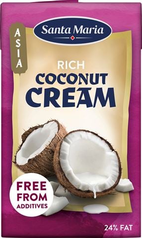 Tetra with coconut cream