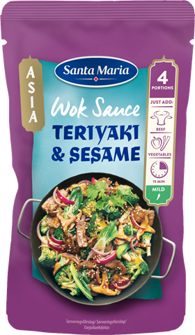 Teriyaki ja seesami vokikaste