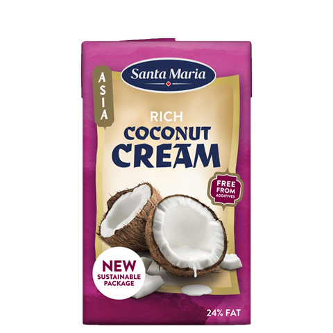 Tetra with coconut cream