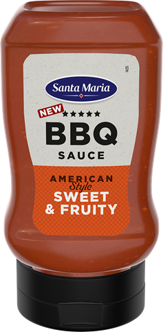 Pudel BBQ-kastet magusa ja puuviljase maitsega