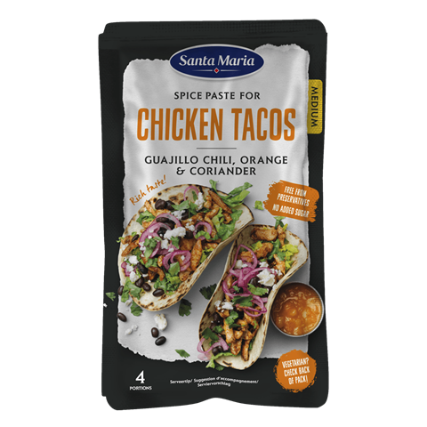 Spice Paste Chicken Tacos