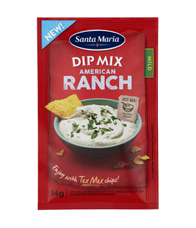 Påse med Dip Mix American Ranch - örter och vitlök