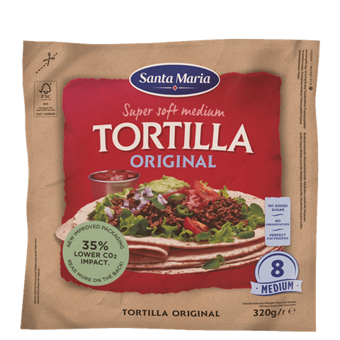 Tortilla Original Medium (8 pack)