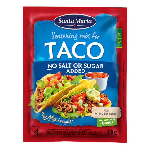 Santa Maria Taco Seasoning Mix No Salt Added