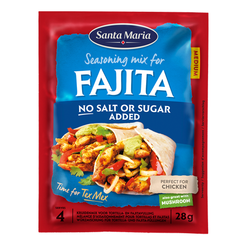 Fajita Seasoning Mix No Salt Or Sugar Added