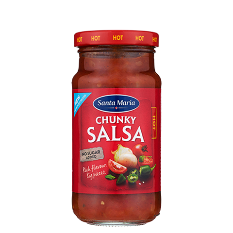 Burk med stark chunky salsa