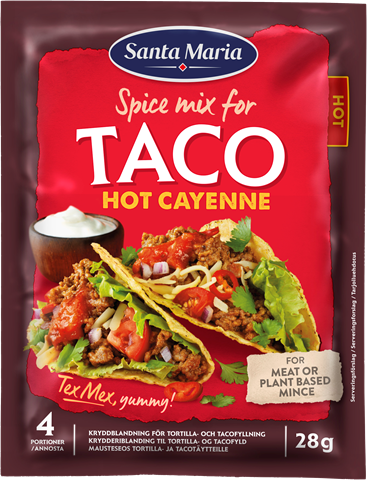 Taco Spice Mix Hot Cayenne- 墨西哥玉米餅辣椒混合調味粉