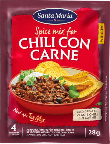 Påse med Chili Con Carne Spice Mix 