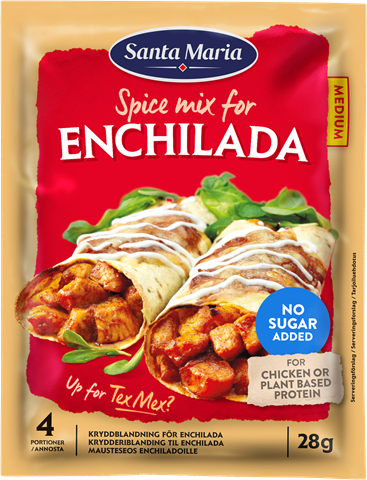 Påse med kryddmix till Enchilada