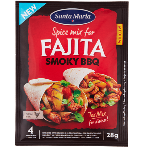 Fajita Spice Mix Smoky BBQ- 墨西哥烤肉混合香辛調味粉(BBQ煙燻味)