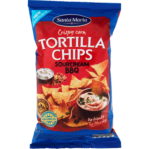 Tortilla Chips Sour Cream & BBQ