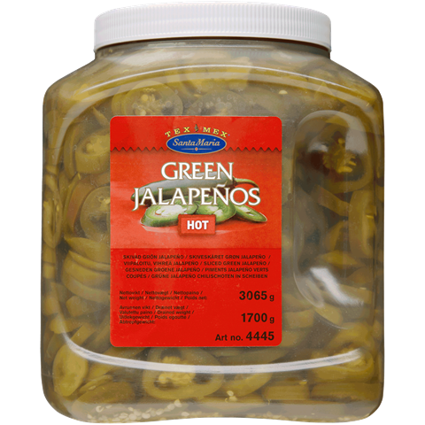 Jalapeno roheline, terav 3065g / 1700g