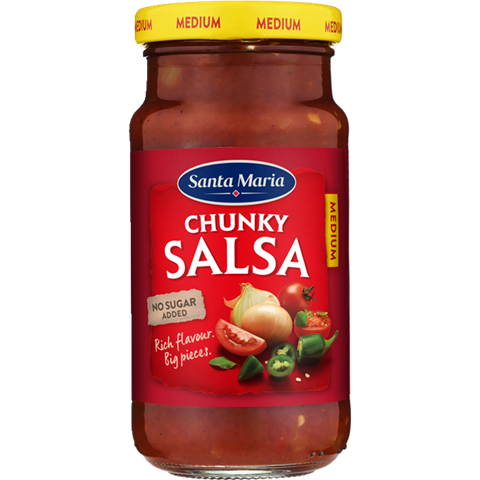 Mediumstark salsa i burk