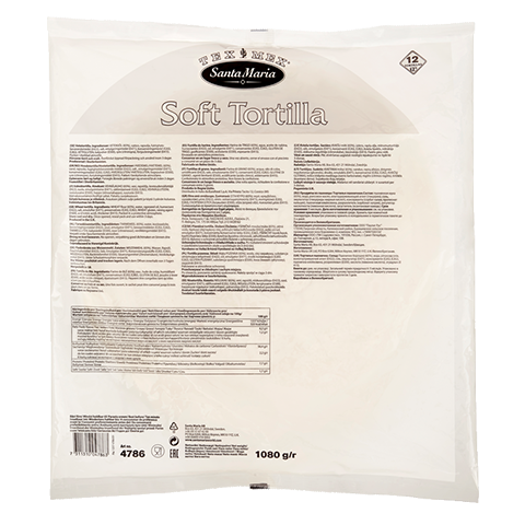 Hvede Tortilla 12" (6 ps á 12 stk)