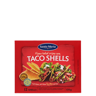 Förpackning med tacoskal