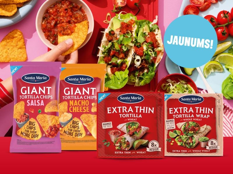 Tex Mex produkti un ēdieni