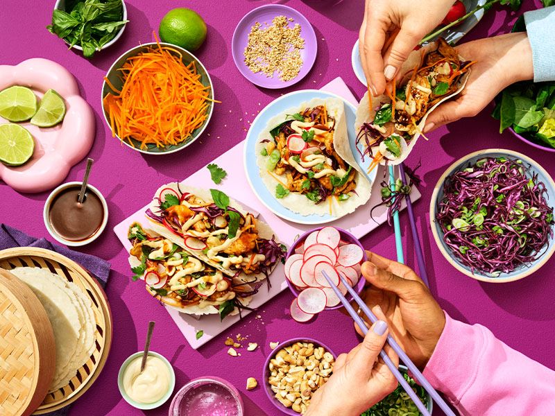 Länkbild till Asian Tacos