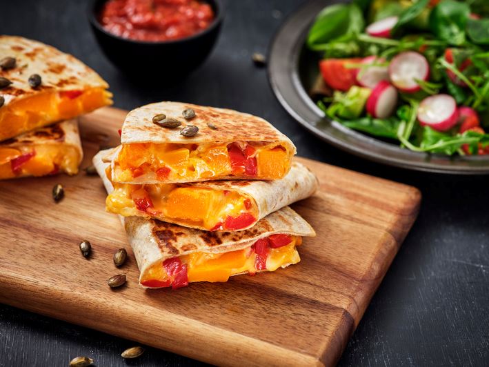 Vega Quesadilla met pompoen