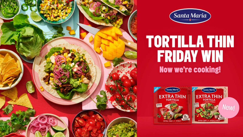 Nieuw: Extra Thin Tortilla Wraps!