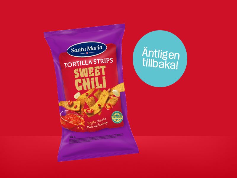 Tortilla Strips Sweet Chili Påse