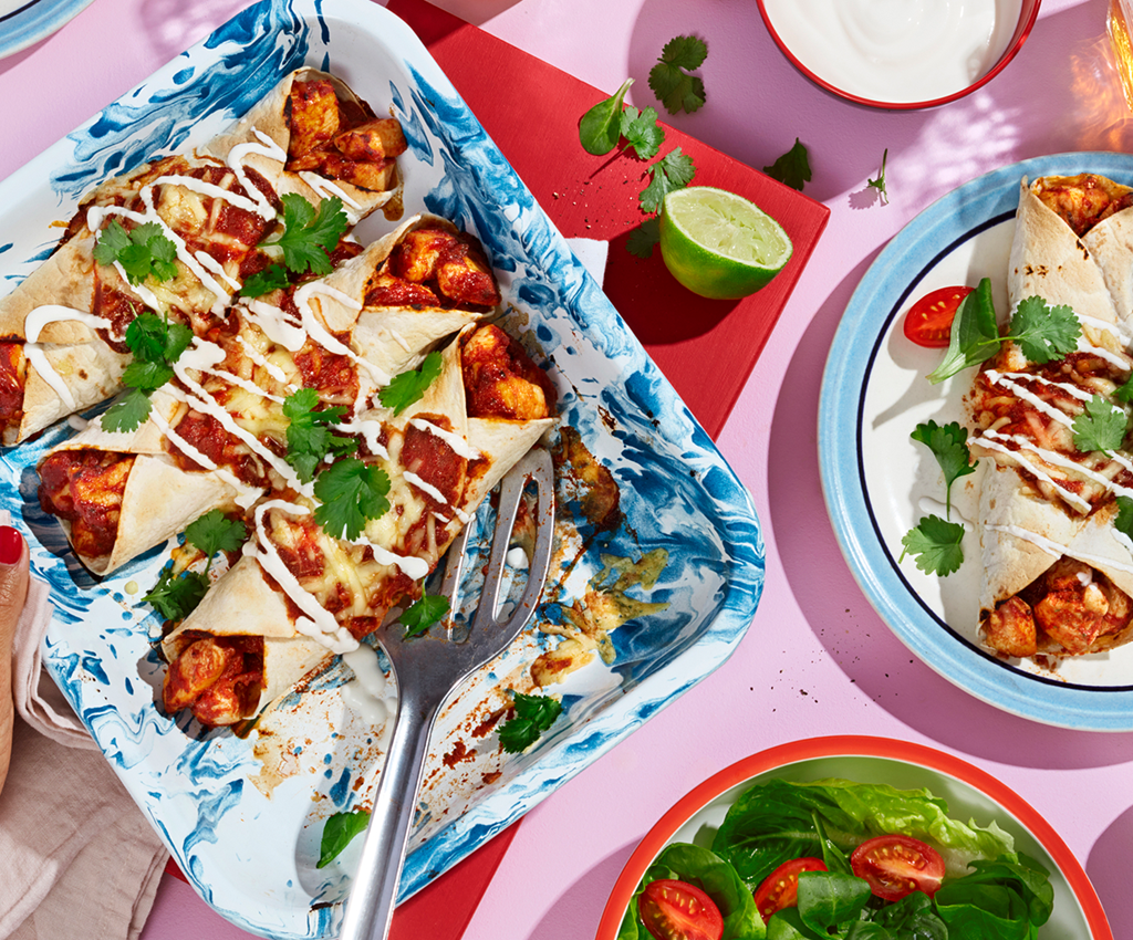Enchiladas med kyckling