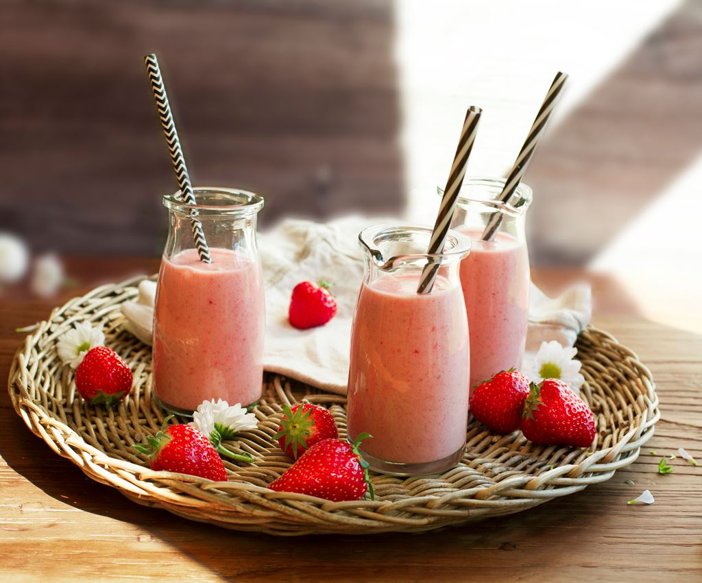 Braškių glotnutis (smoothie)