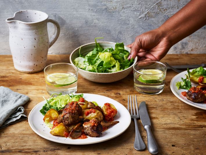 Scandinavian Forest-balletjes in tomatensaus