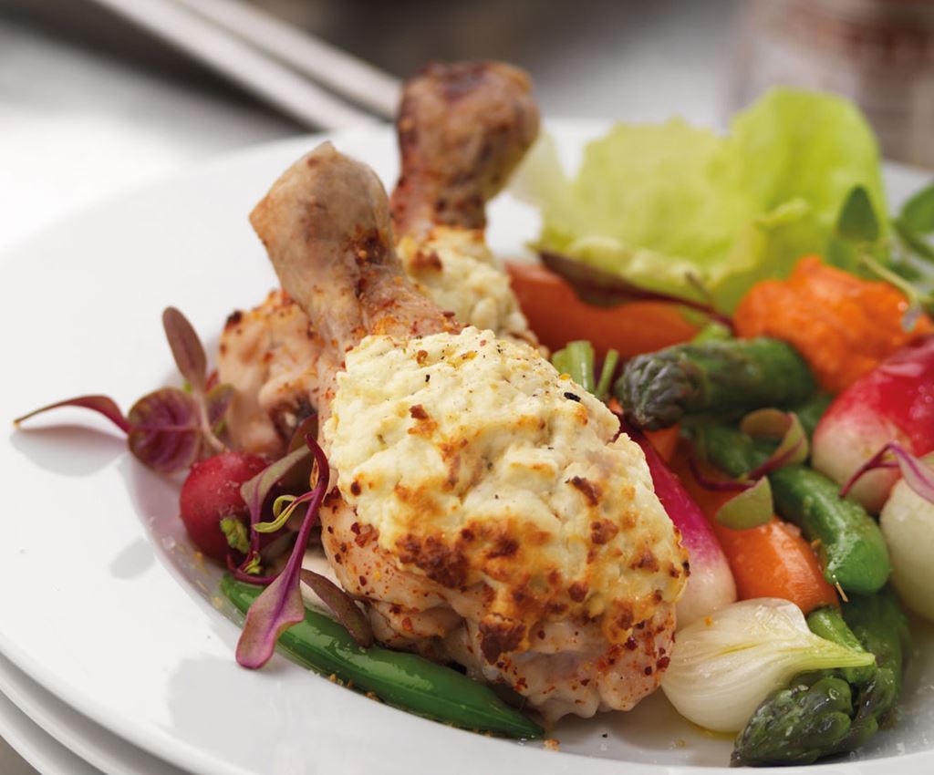 Fetaost kyckling primörer chilipesto Santa Maria Foodservice