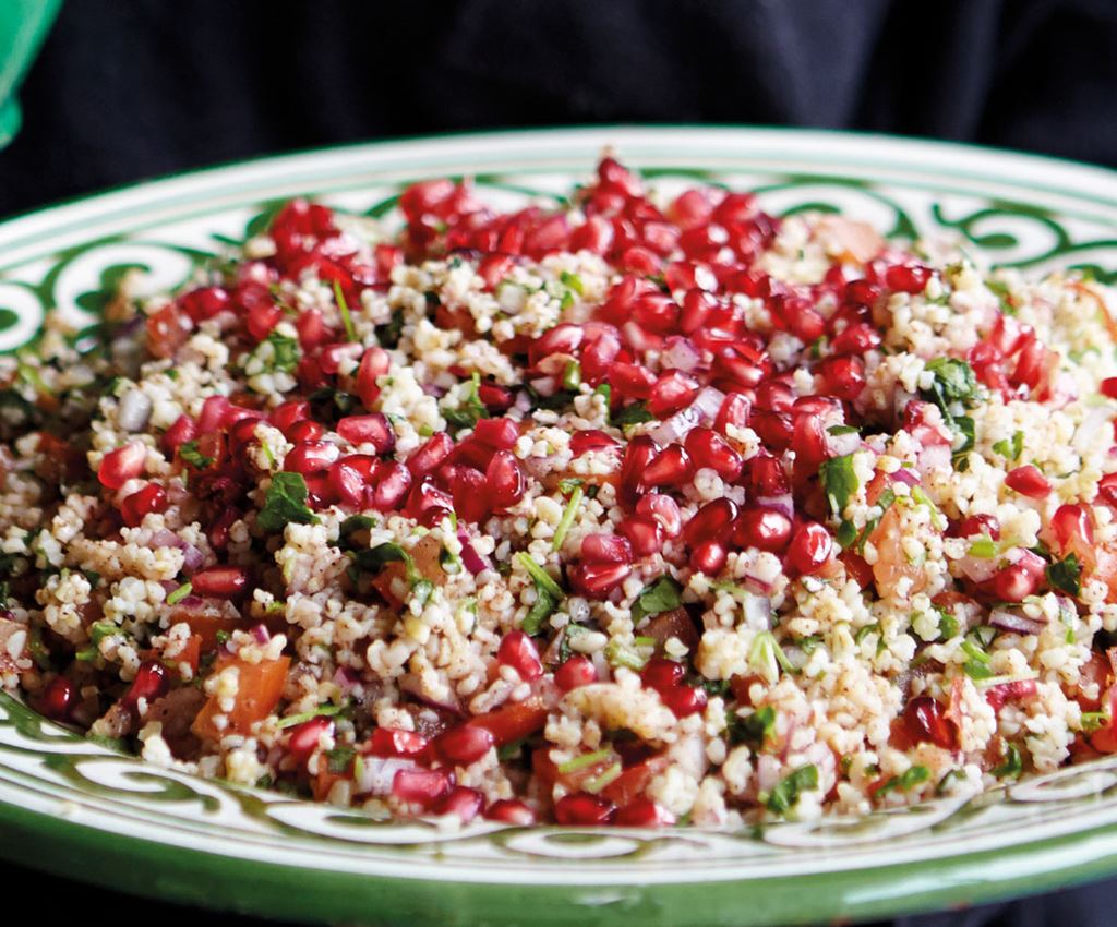 tabule salotos su granatais