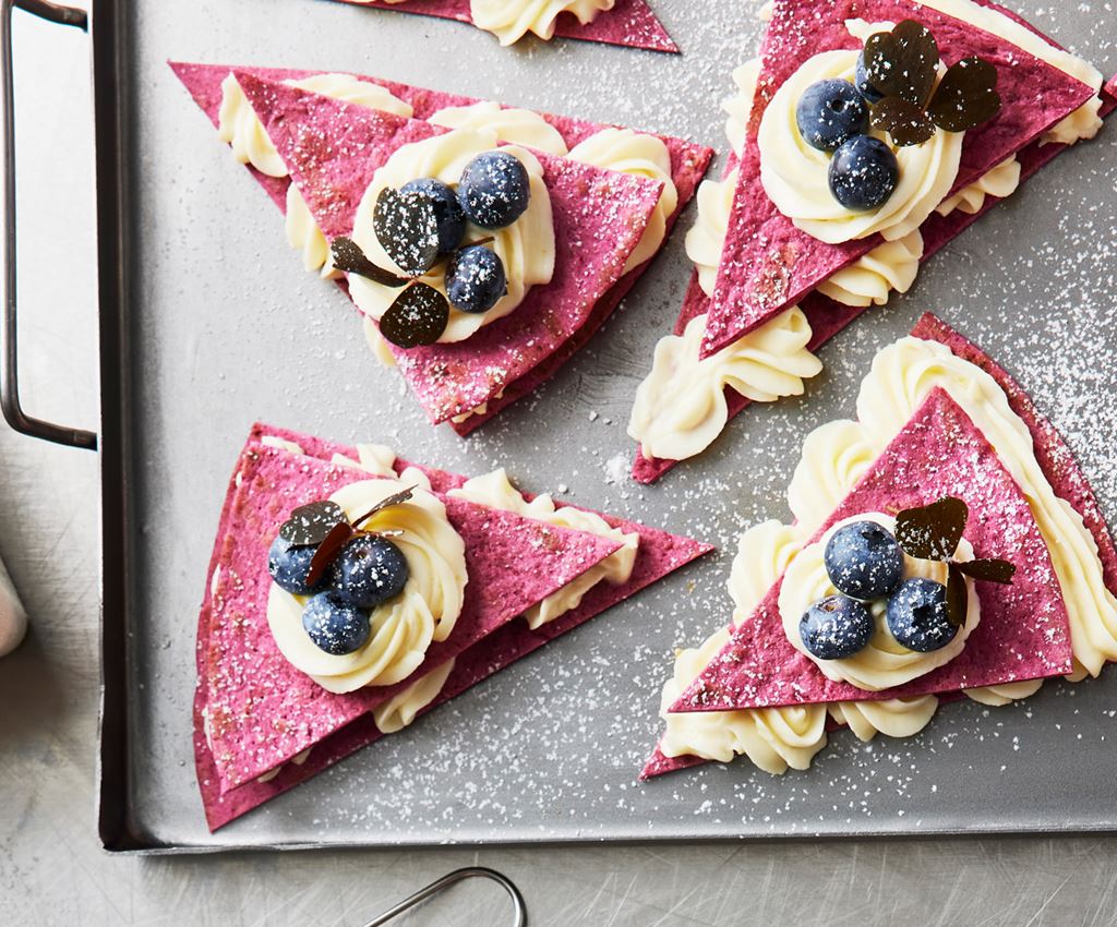 Purple Hazy Cream Cheese Slice