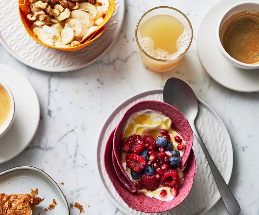 Unsmoothie in Tortilla Bowl