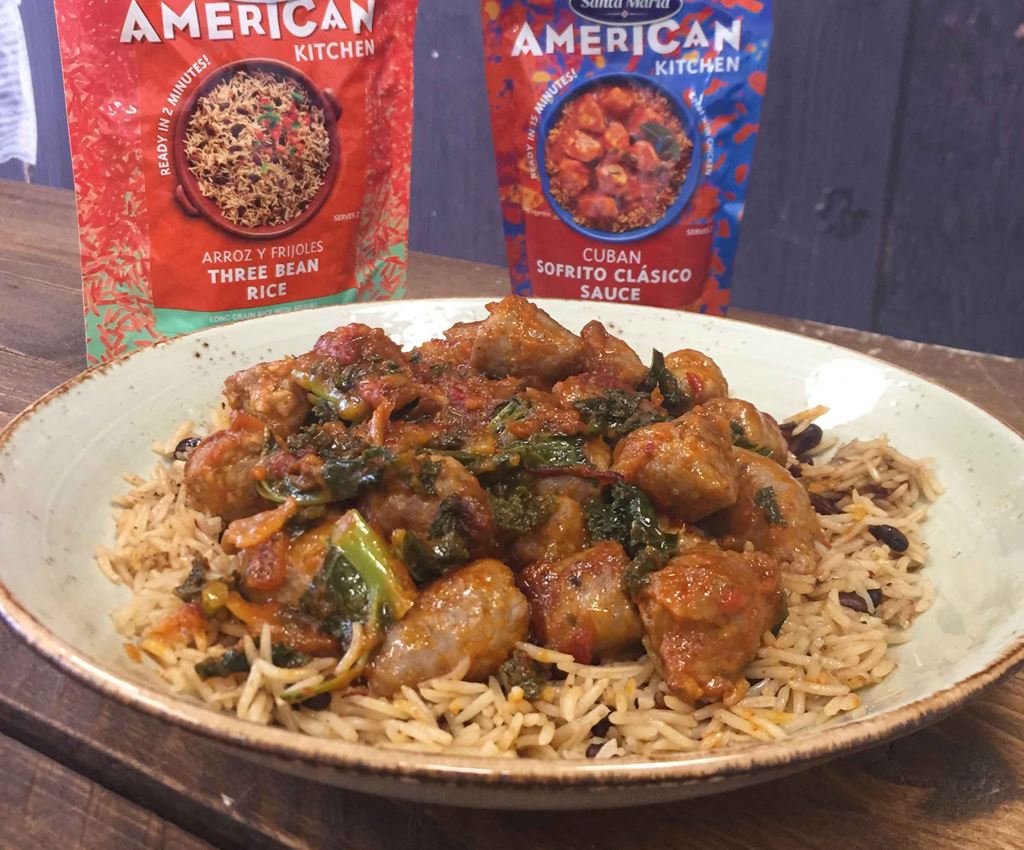 Spicy Sausage and Chorizo Casserole