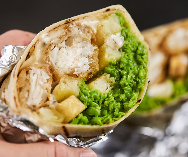 Fish and Chip Burrito