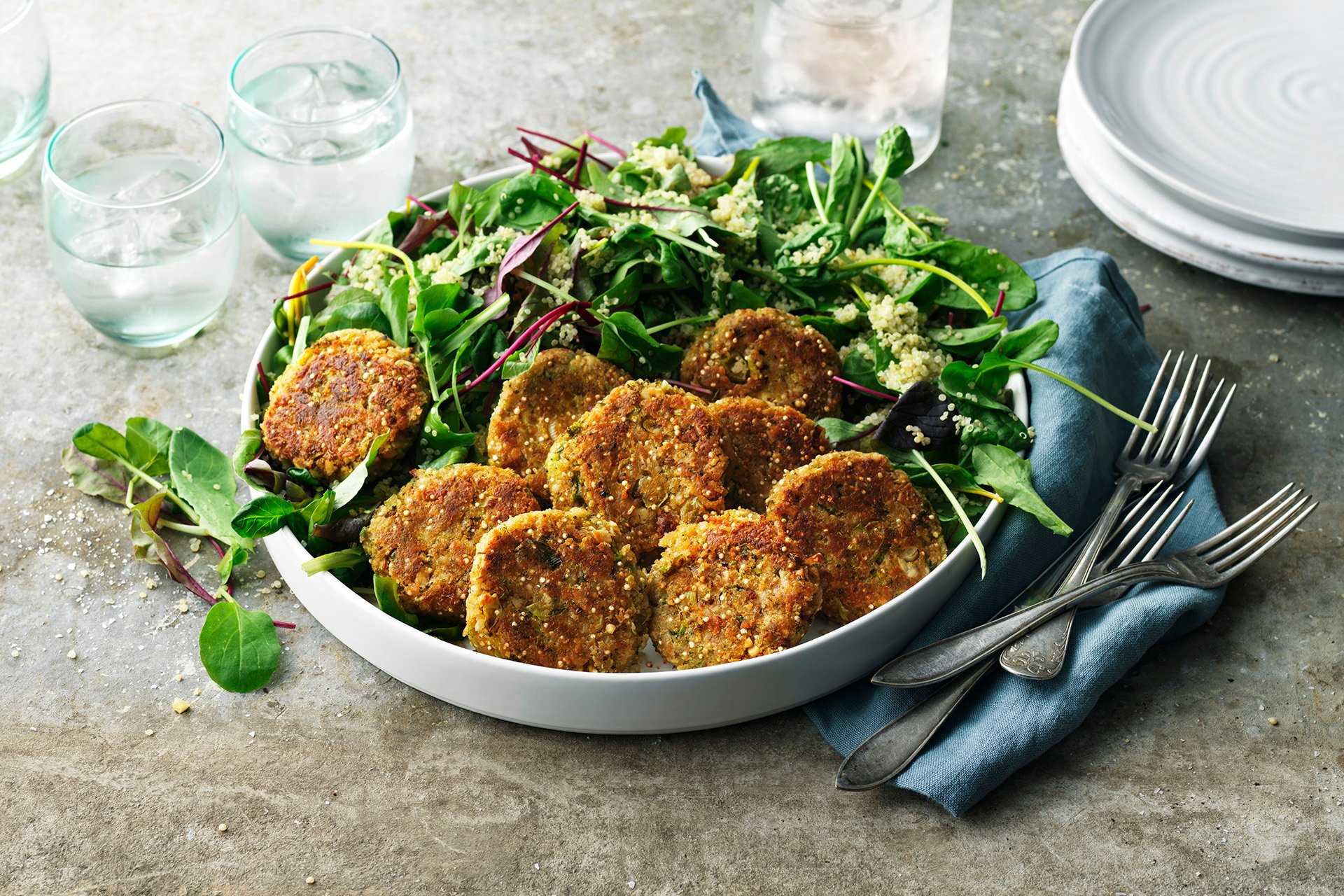 Vegetariska biffar på 3 sätt