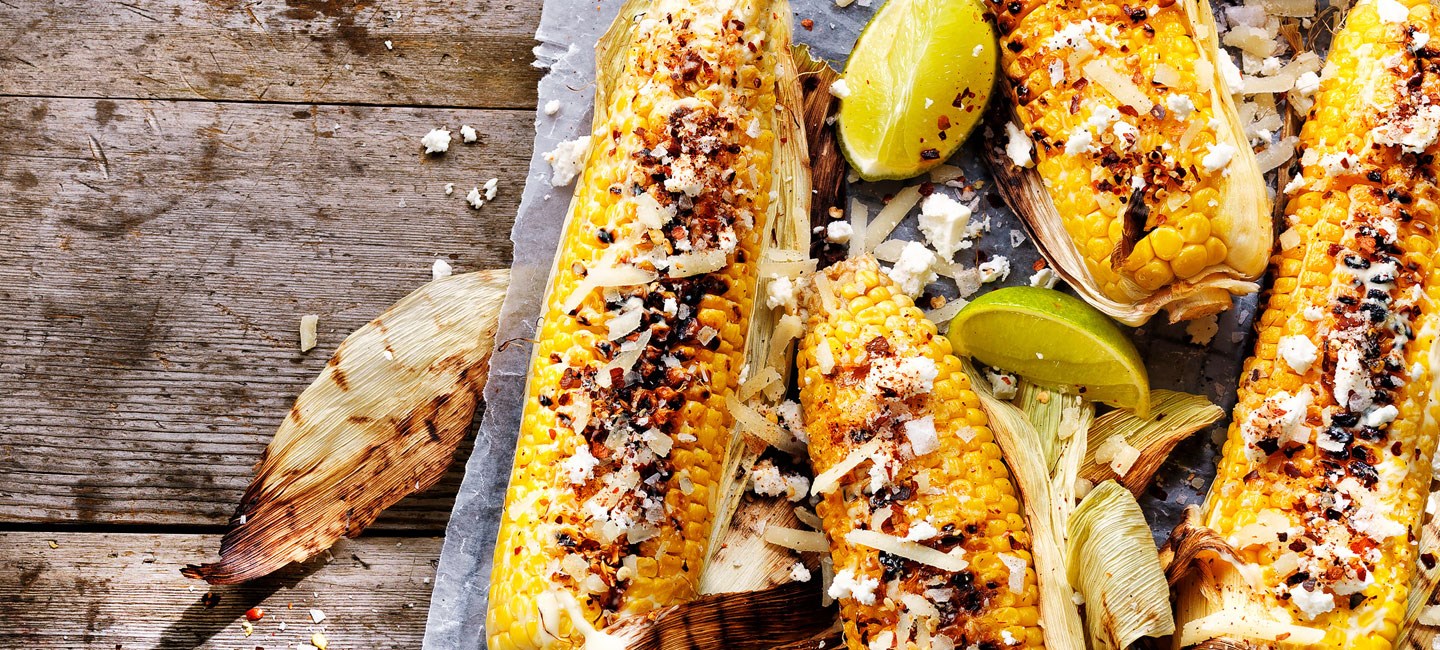 Čili grilētas kukurūzas vālītes