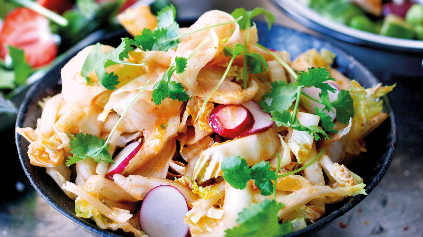 Kimchi-tyylinen salaatti