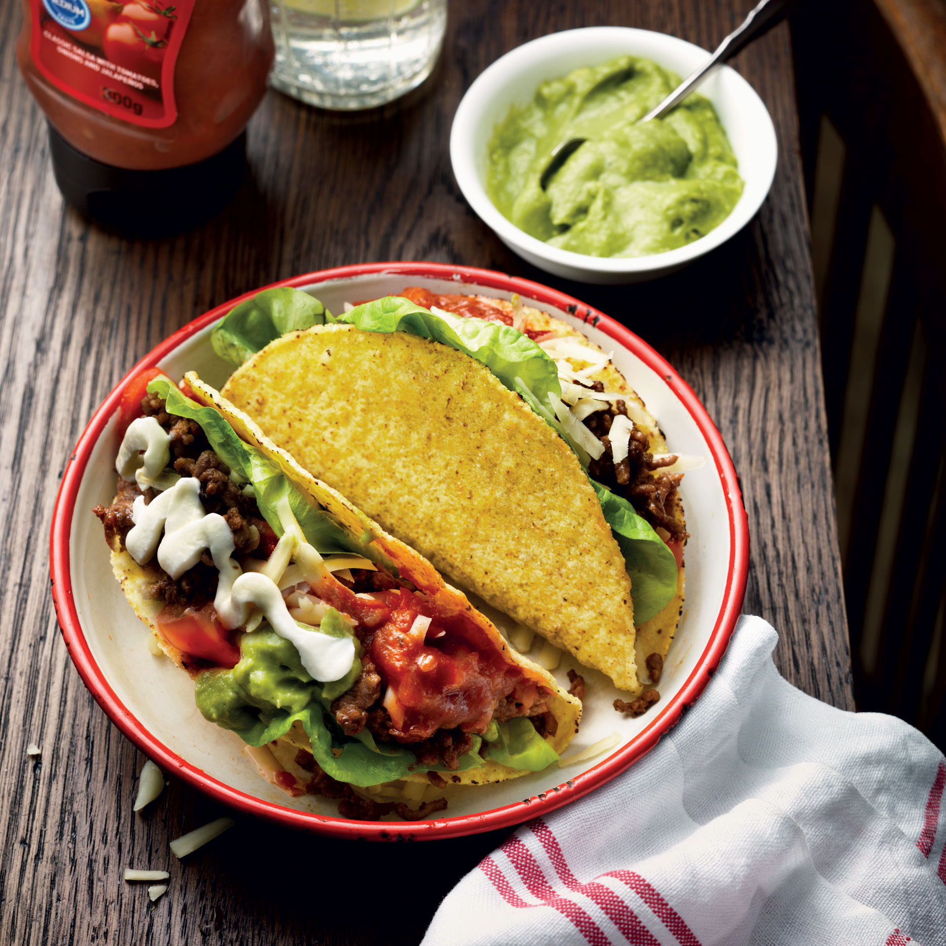 Tacos med köttfärs